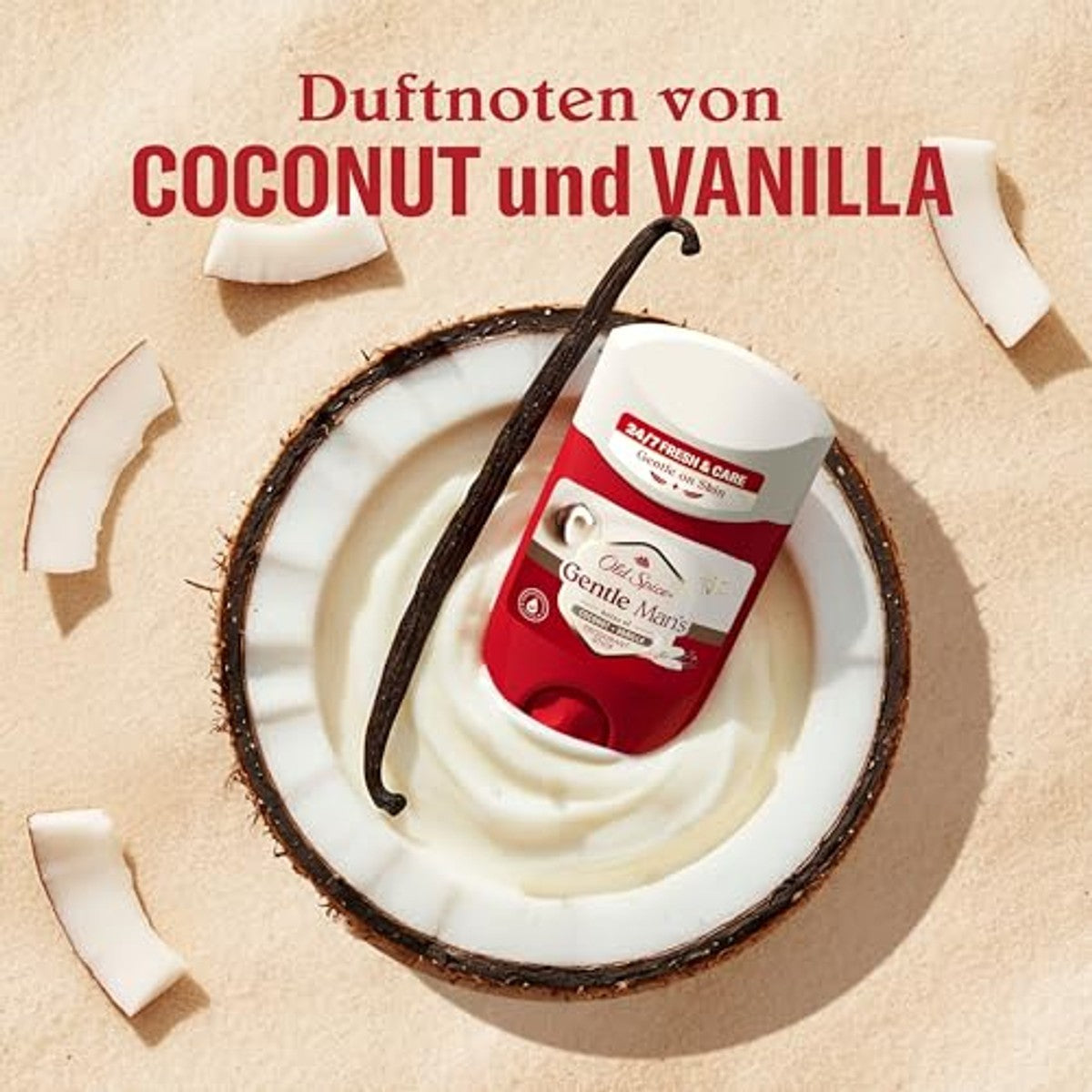 Old Spice Gentle Man's Coconut + Vanilla Deostick 3 x 50 ml - Voordeelverpakking