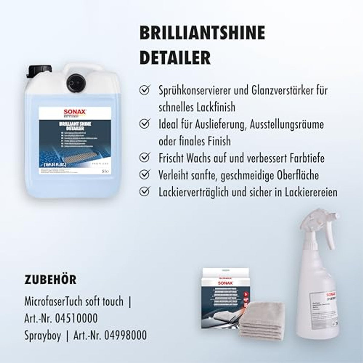 SONAX Profiline BrilliantShine Detailer 3 x 5 liter - Voordeelverpakking