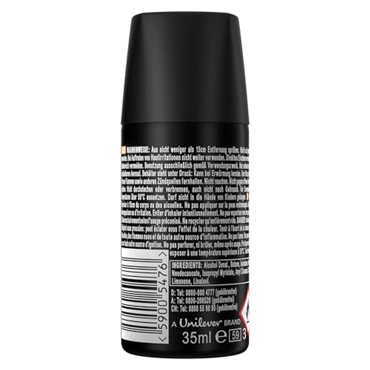 Axe Dark Temptation Bodyspray zonder aluminium 6 x 35 ml – Axe