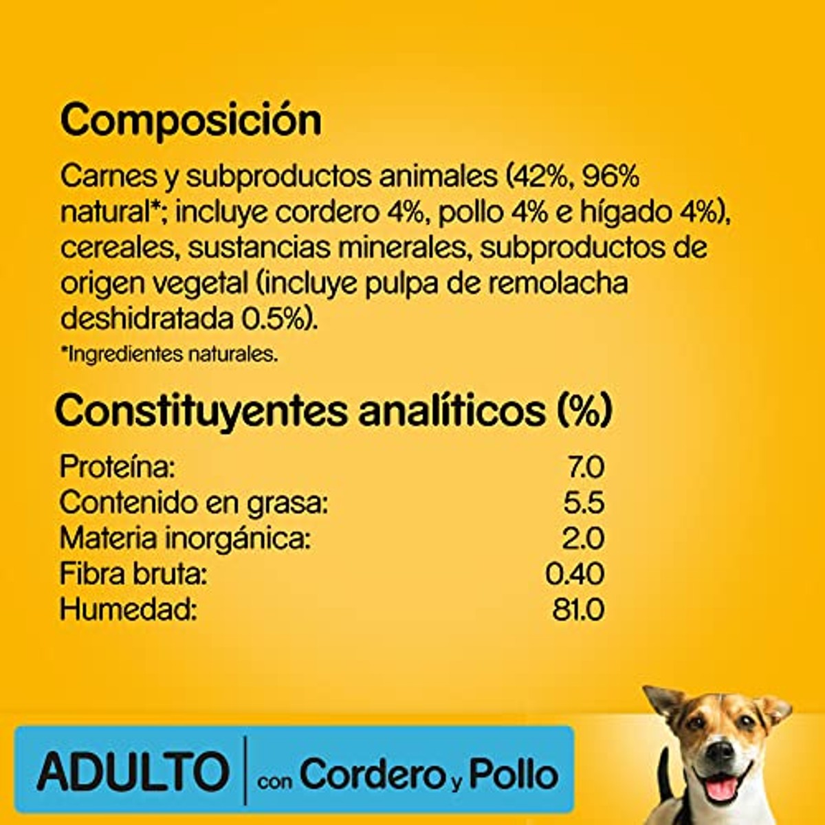 Pedigree Natvoer hondenvoer paté lam en kip 20 x 300 g - 3-pack