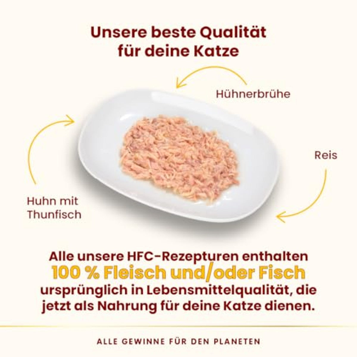 Almo Nature HFC Natural Light Meal Kip met Tonijn 4 x 50 g - 3-pack