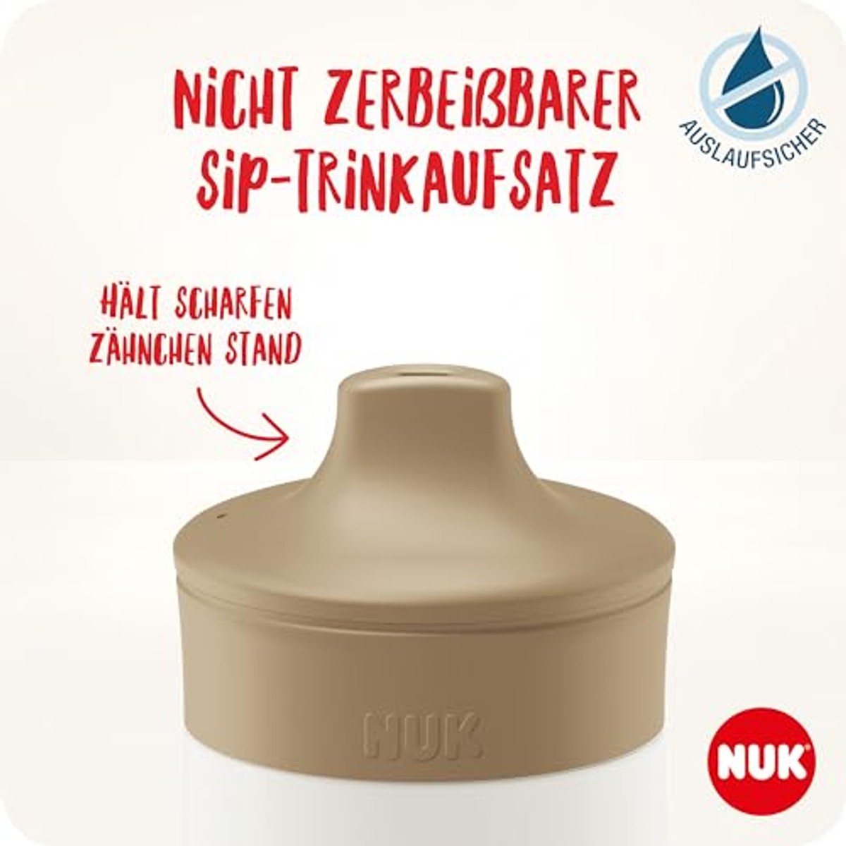 NUK Mini-Me Sip waterfles lichtbruin vos 6 x 300 ml - Voordeelverpakking