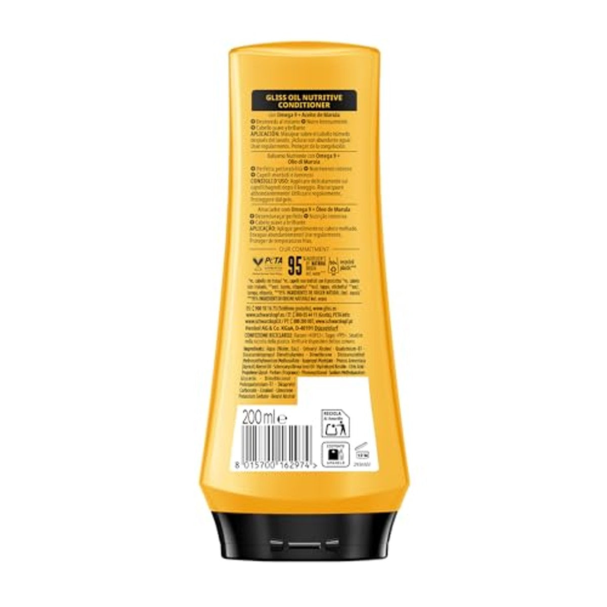 Schwarzkopf Gliss Oil Nutritive verzorgende spoeling 6 x 200 ml – Gliss