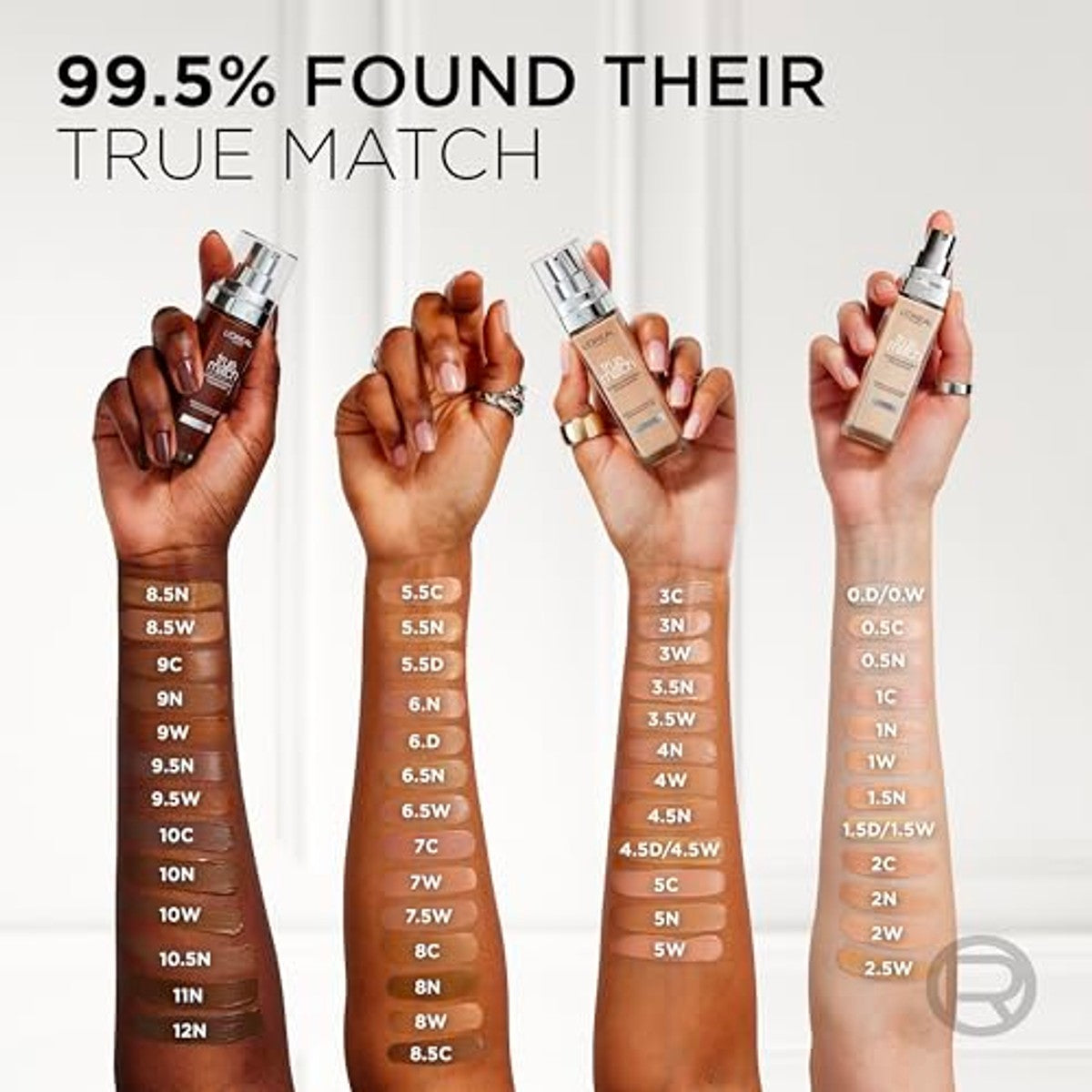 L'Oréal Paris True Match Make-up 5.N neutraal medium 6 x 30 ml - Voordeelverpakking