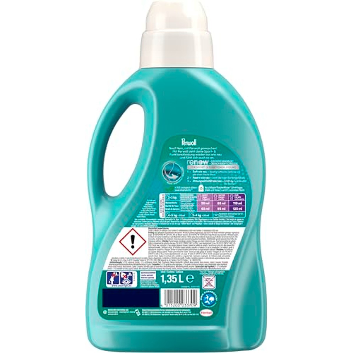 Perwoll Sport wasmiddel (27 wasladingen), hygiënisch wasmiddel reinigt – Perwoll