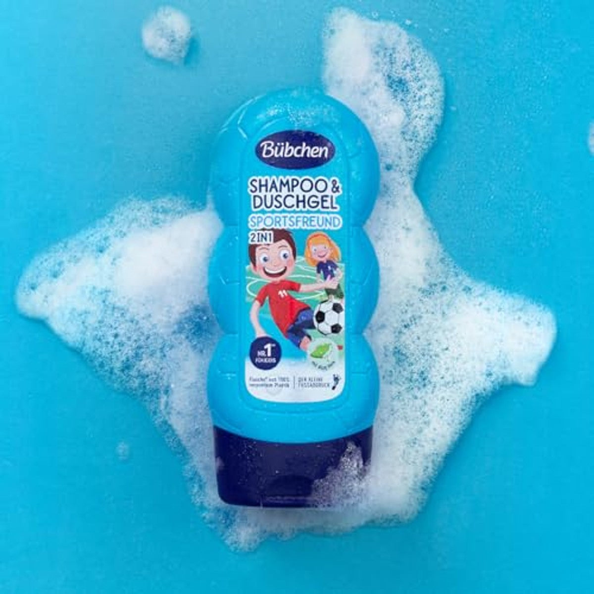 Bübchen Sportsfreund 2-in-1 shampoo & douchegel, 230 ml (5 stuks) – Bübchen