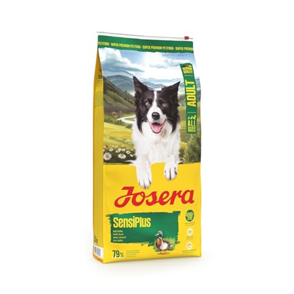 JOSERA SensiPlus droogvoer met eend en rijst, volwassenen, 1 x 12,5 kg – Josera