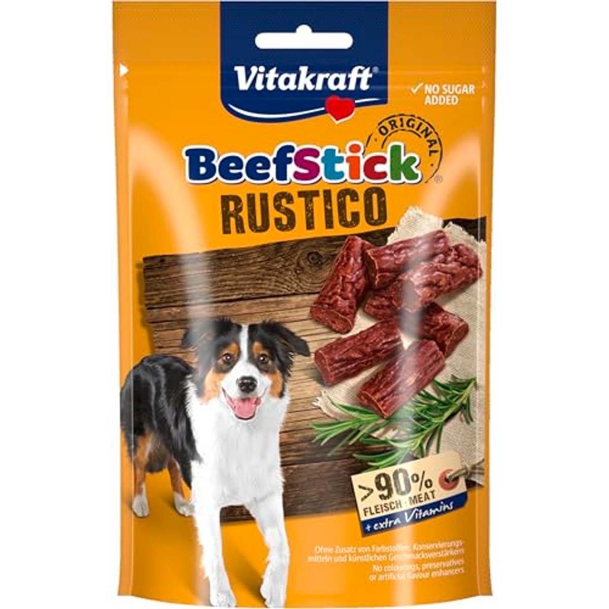 Vitakraft Beef Stick Rustico hondensnack salami 7 x 55 g - 3-pack