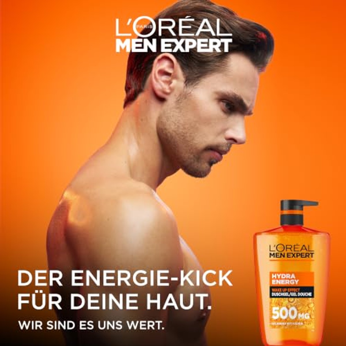 L'Oréal Men Expert Hydra Energy 3-in-1 Douchegel 6 x 1000 ml - Voordeelverpakking