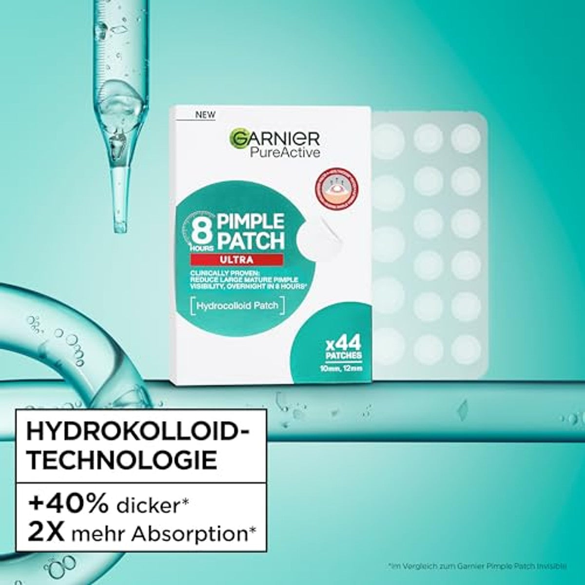 Garnier PureActive Hautklare Puistjes Patch Ultra XXL Pack 6 x 44 stuks - Voordeelverpakking