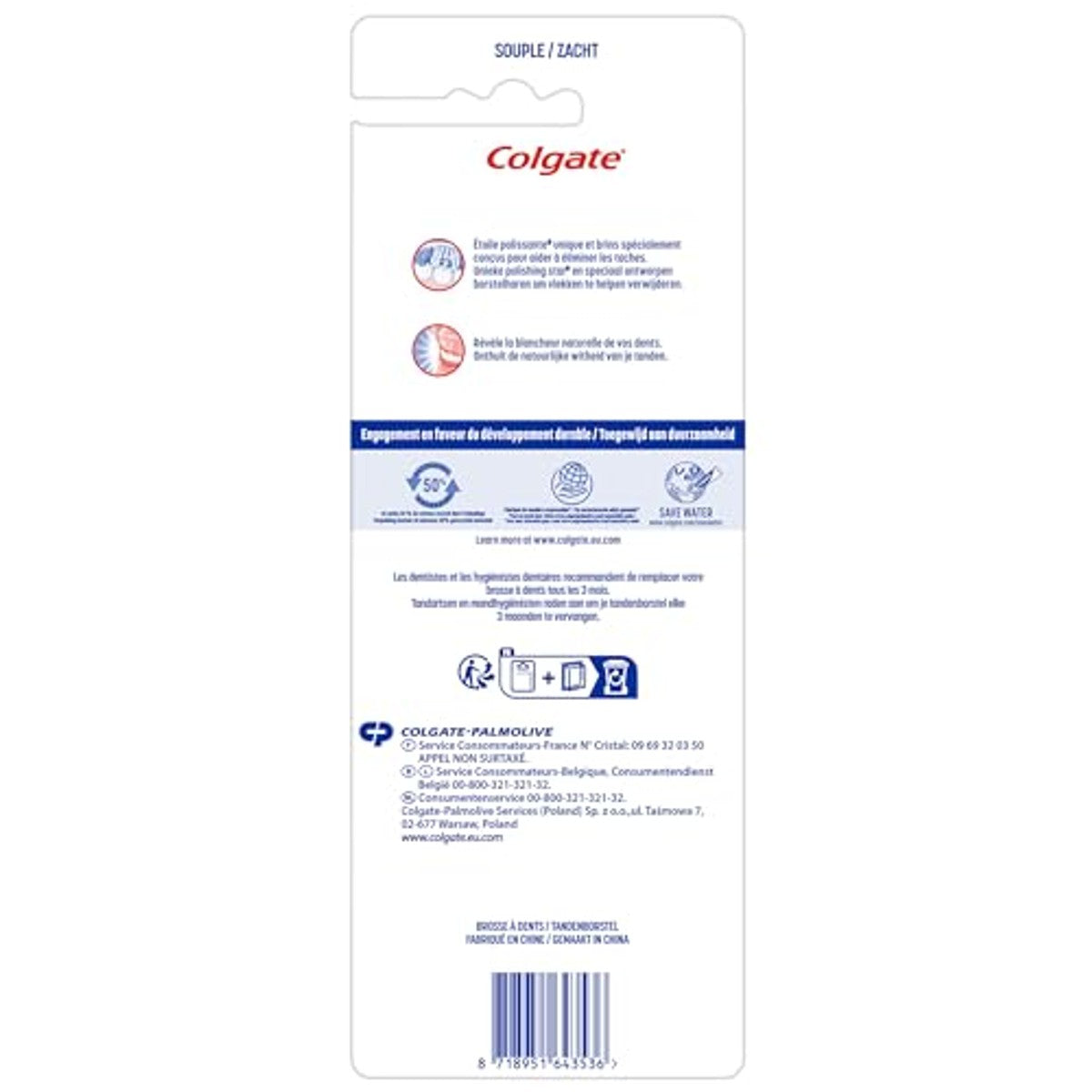 Colgate Max White Tandenborstels Zacht Wit 4 stuks – Colgate