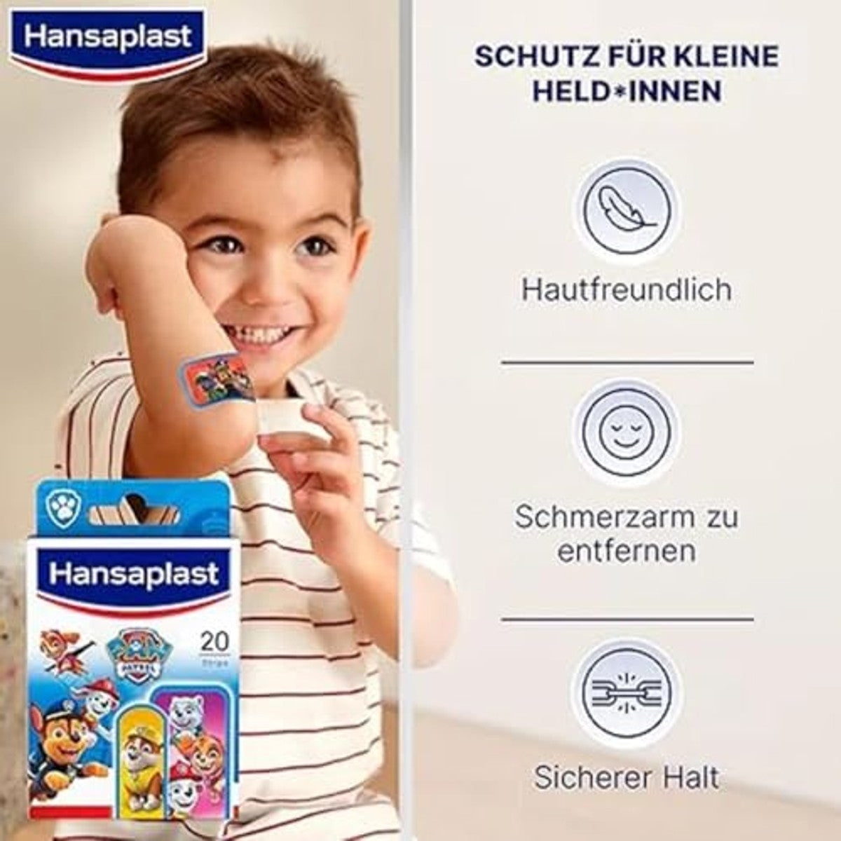Hansaplast Kids Paw Patrol kinderpleisters, 20 strips - 6-pack