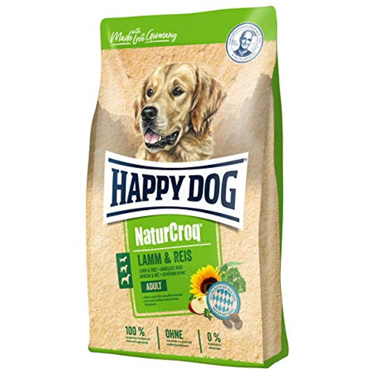 Happy Dog NaturCroq XXL & lam & rijst droogvoer hond 15 kg - 3-pack
