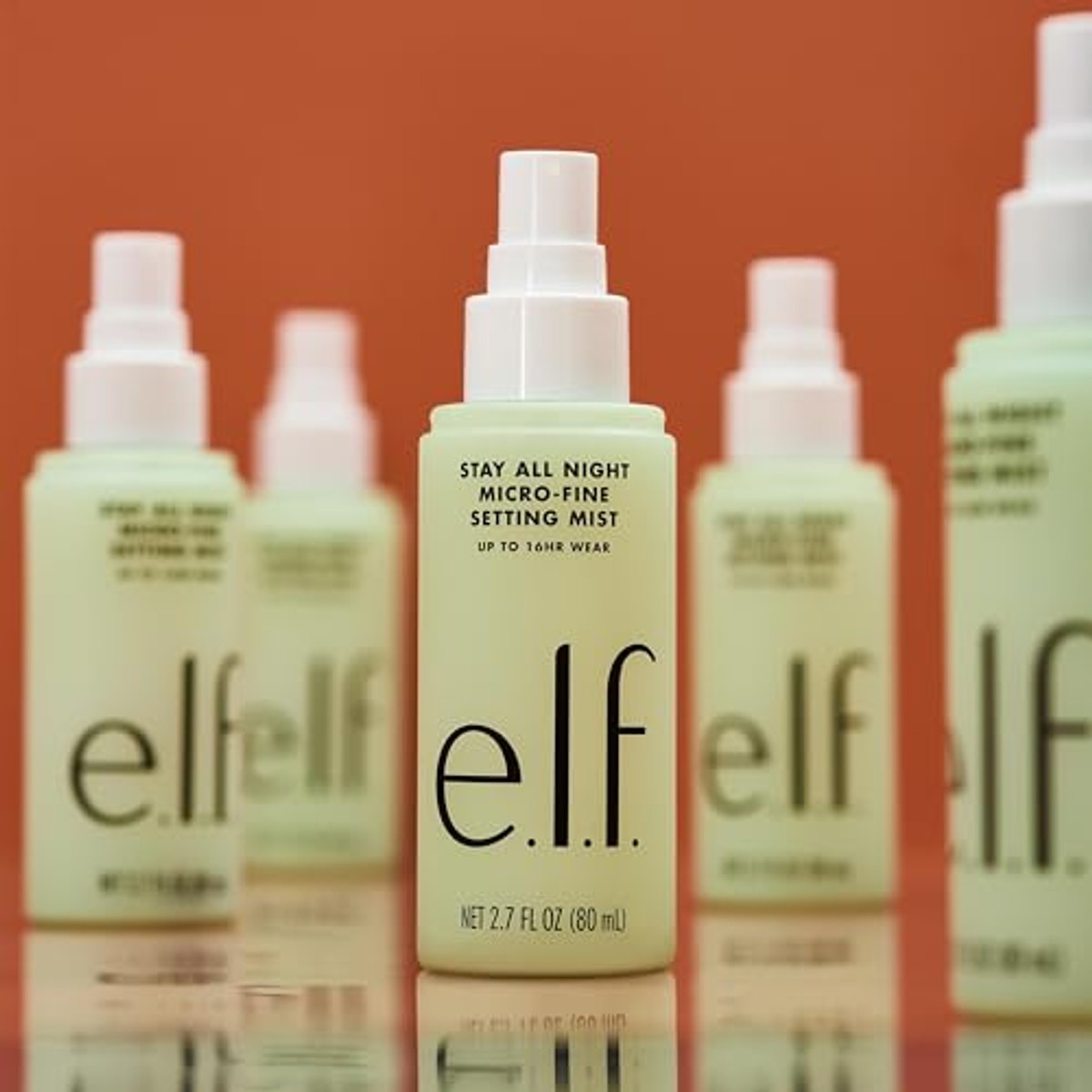 e.l.f. Stay All Night Micro-Fine Setting Mist, hydraterende en verfrissende make-up setspray voor 16 uur draagtijd, veganistisch en dierproefvrij, 2,7 fl oz – e.l.f.