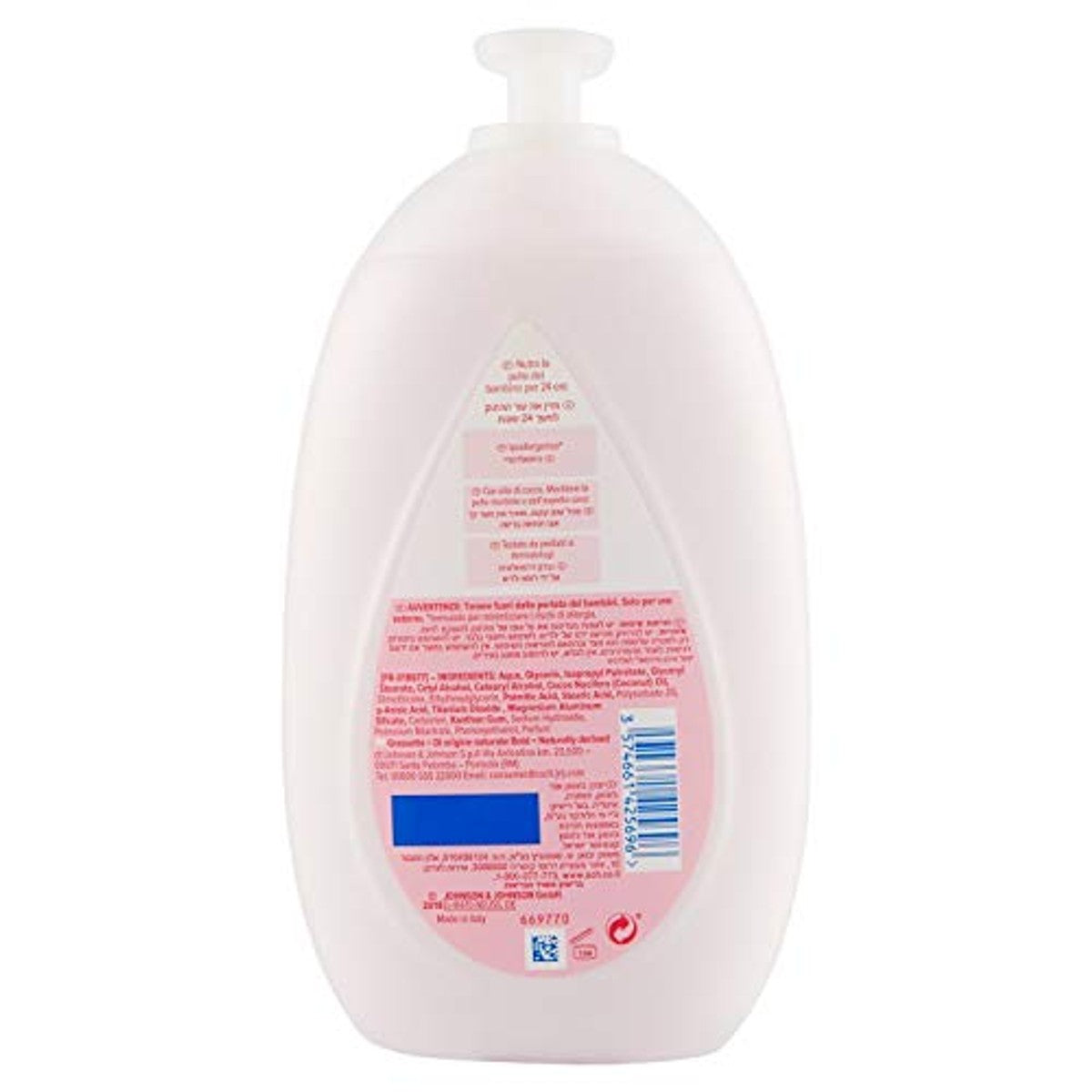 Johnson's Baby Cottontouch Liquid Face and Body Cream 6 x 500 ml - Voordeelverpakking