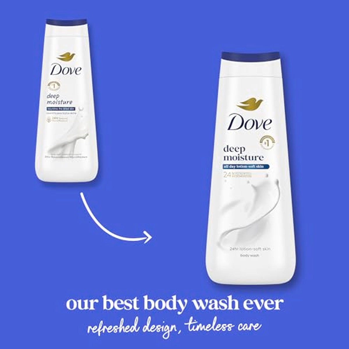 Dove Deep Moisture Nourishing Body Wash 12 OZ - 6-pack