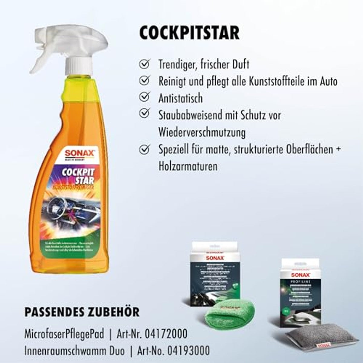 SONAX CockpitStar 750 ml – SONAX