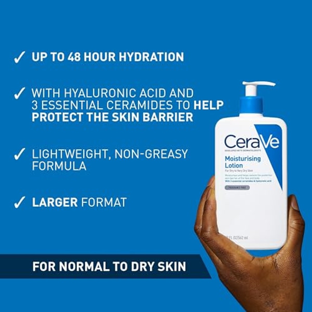 CeraVe Vochtinbrengende Lotion Lichaam en Gezicht 562 ml