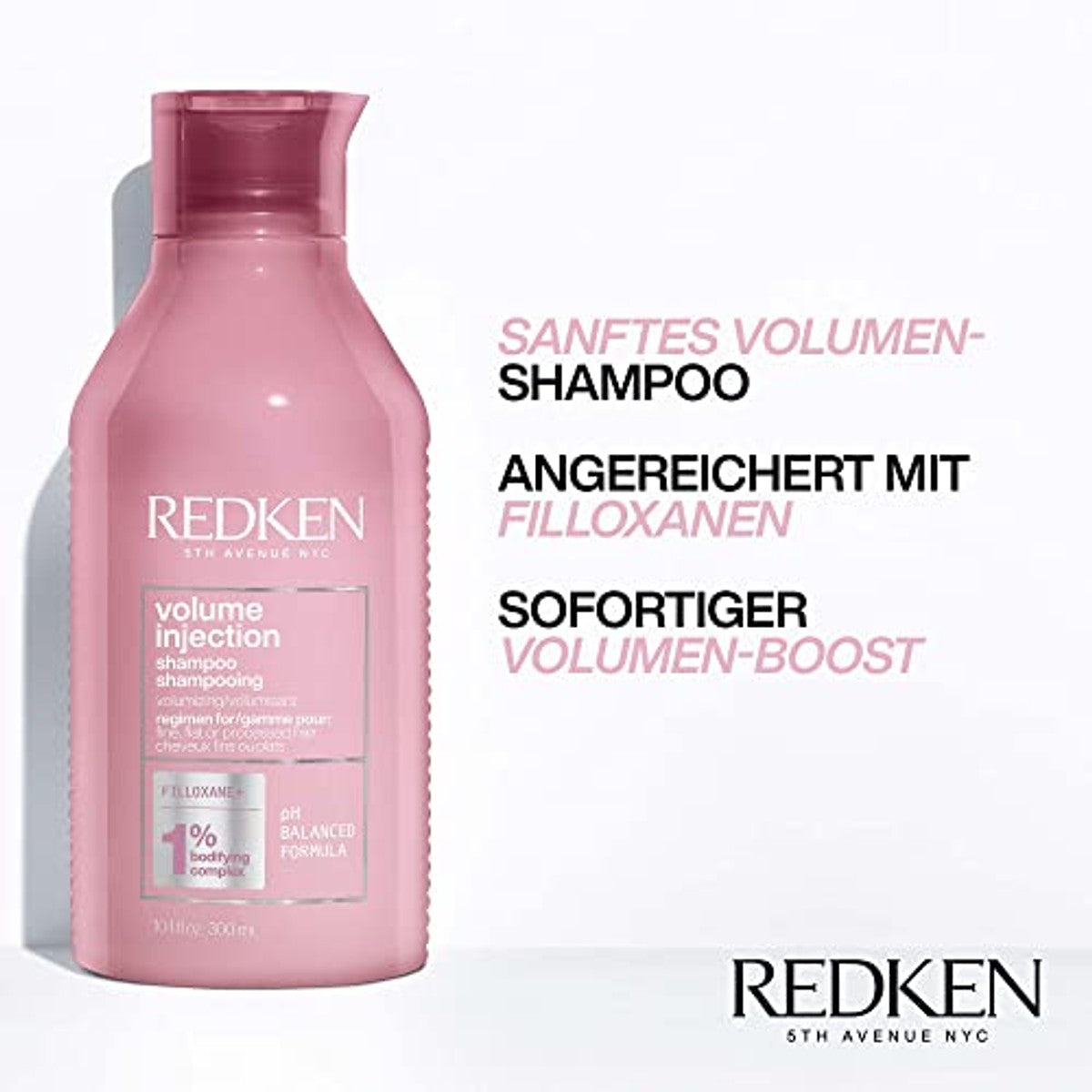 Redken High Rise Volume Injection Shampoo met Filloxanen 300 ml