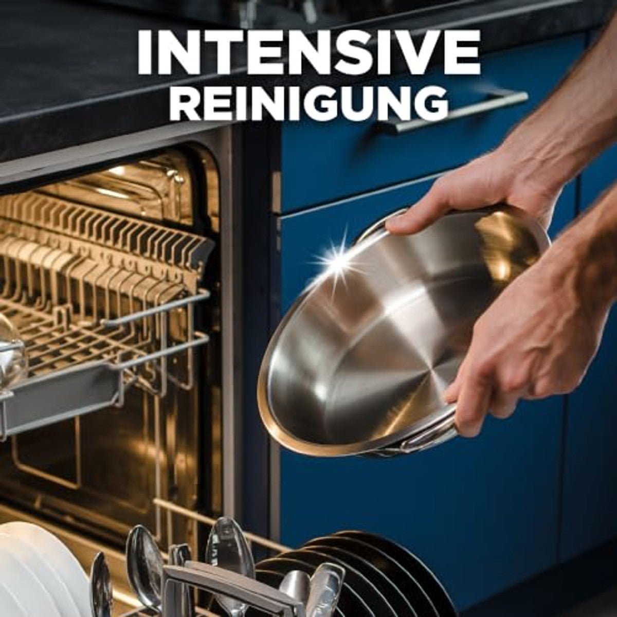 Finish Ultimate Infinity Shine Citrus vaatwastabletten voordeelverpakking 80 tabs | Vaatwastabletten voor dieptereiniging, vetoplossende kracht en glans met beschermschild – Finish