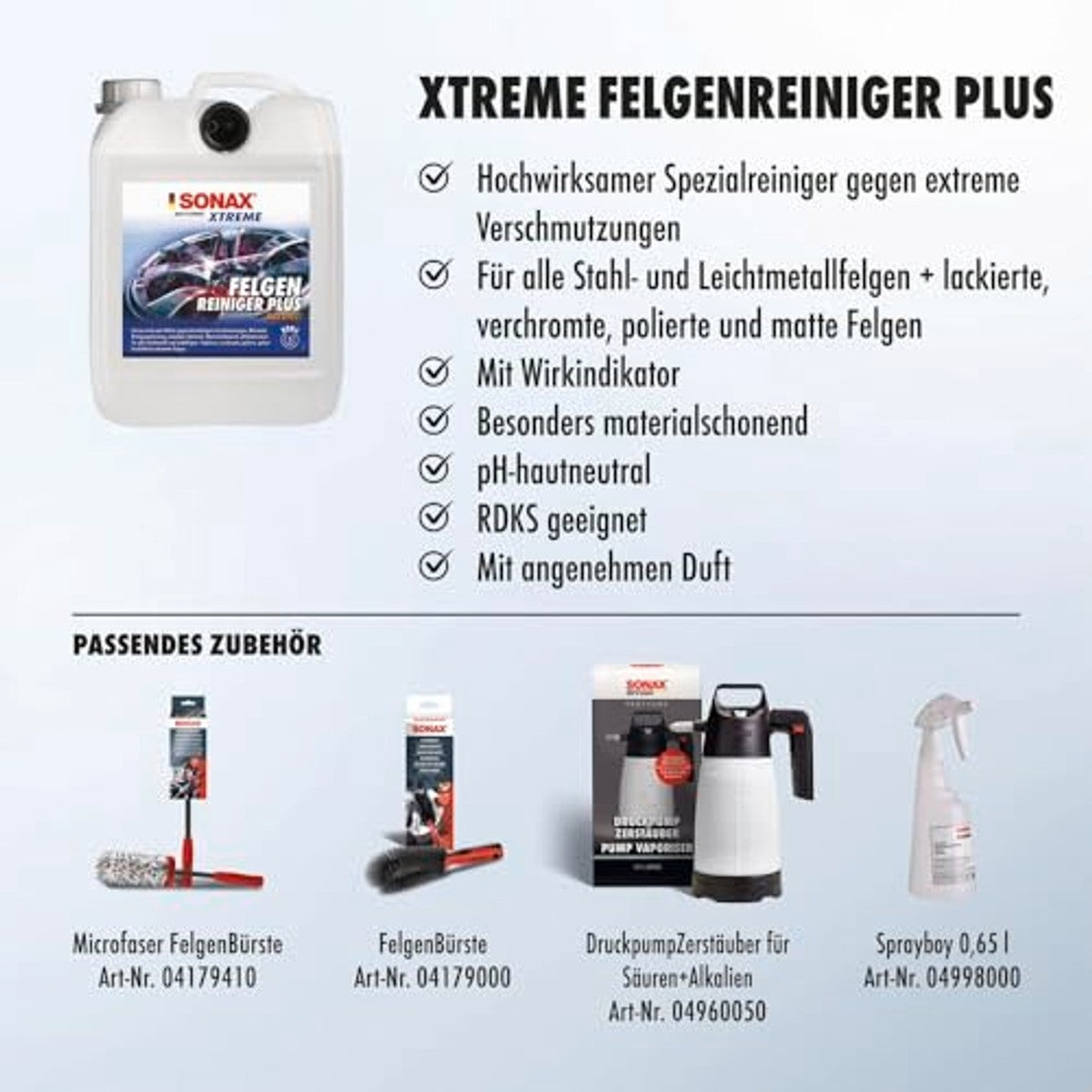 SONAX Xtreme Velgenreiniger 3 x 5 liter - Voordeelverpakking