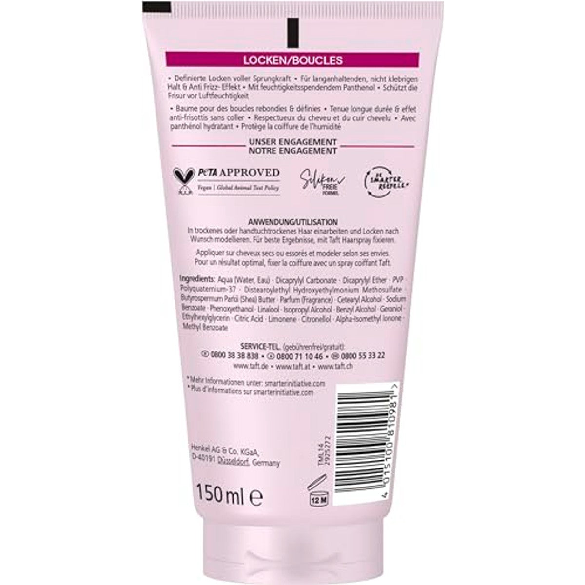 TAFT Balm krullen styling 150 ml – TAFT