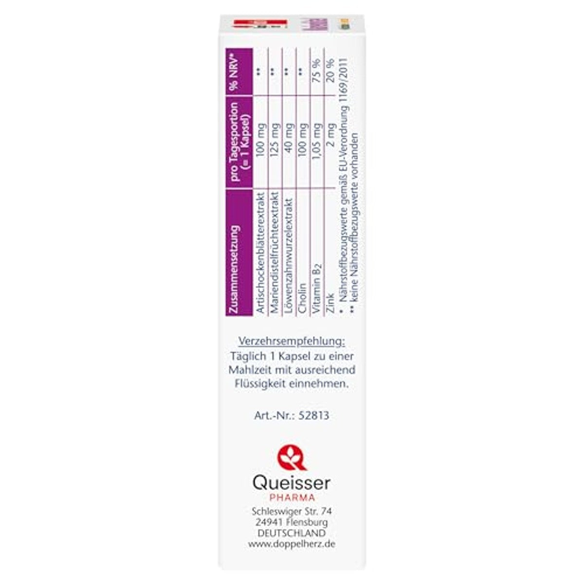Doppelherz Mariadistel, Artisjok en Paardenbloem 2 x 30 Capsules - 6-pack