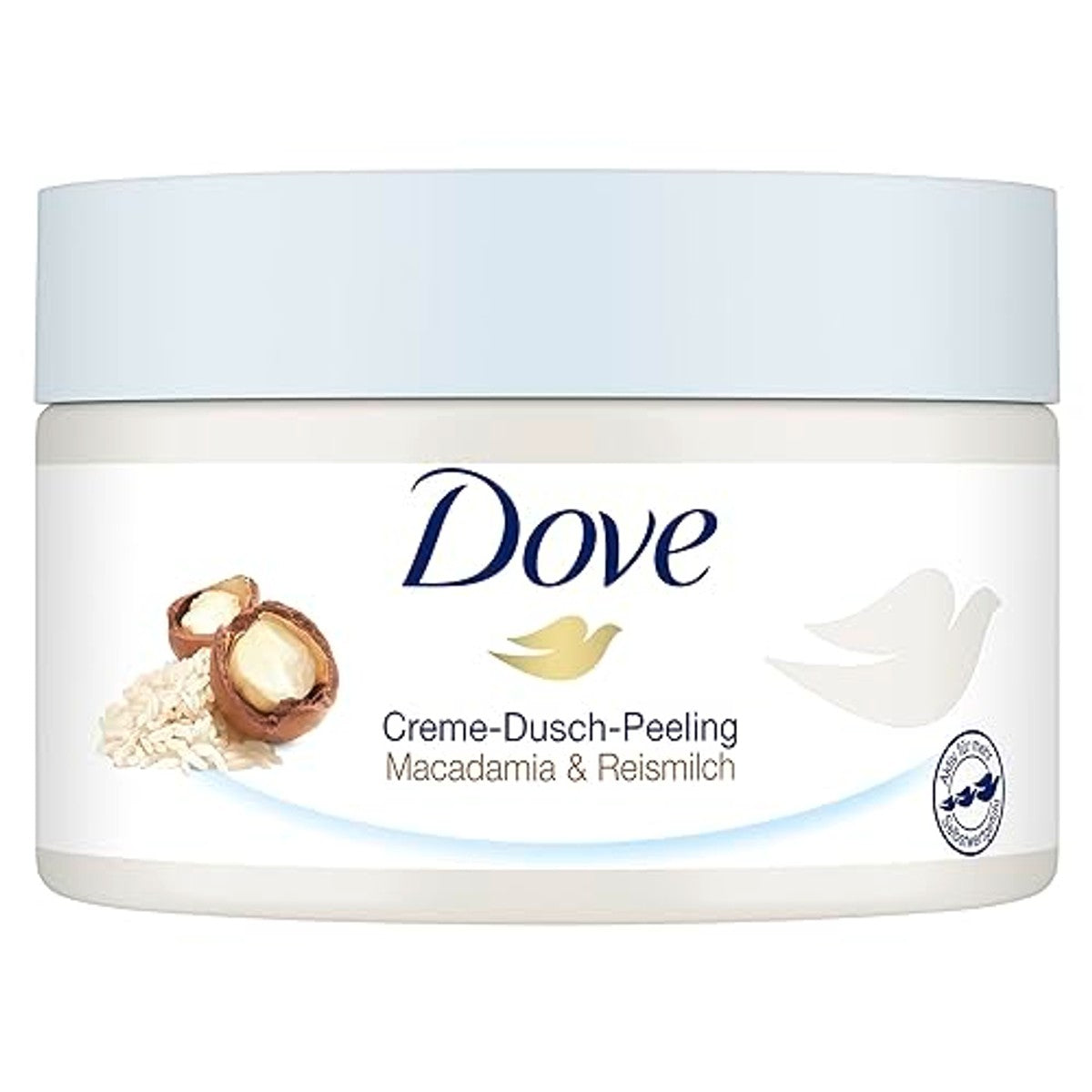 Dove Crème-douche-scrub Macadamia & rijstmelk 4 x 225 ml – Dove