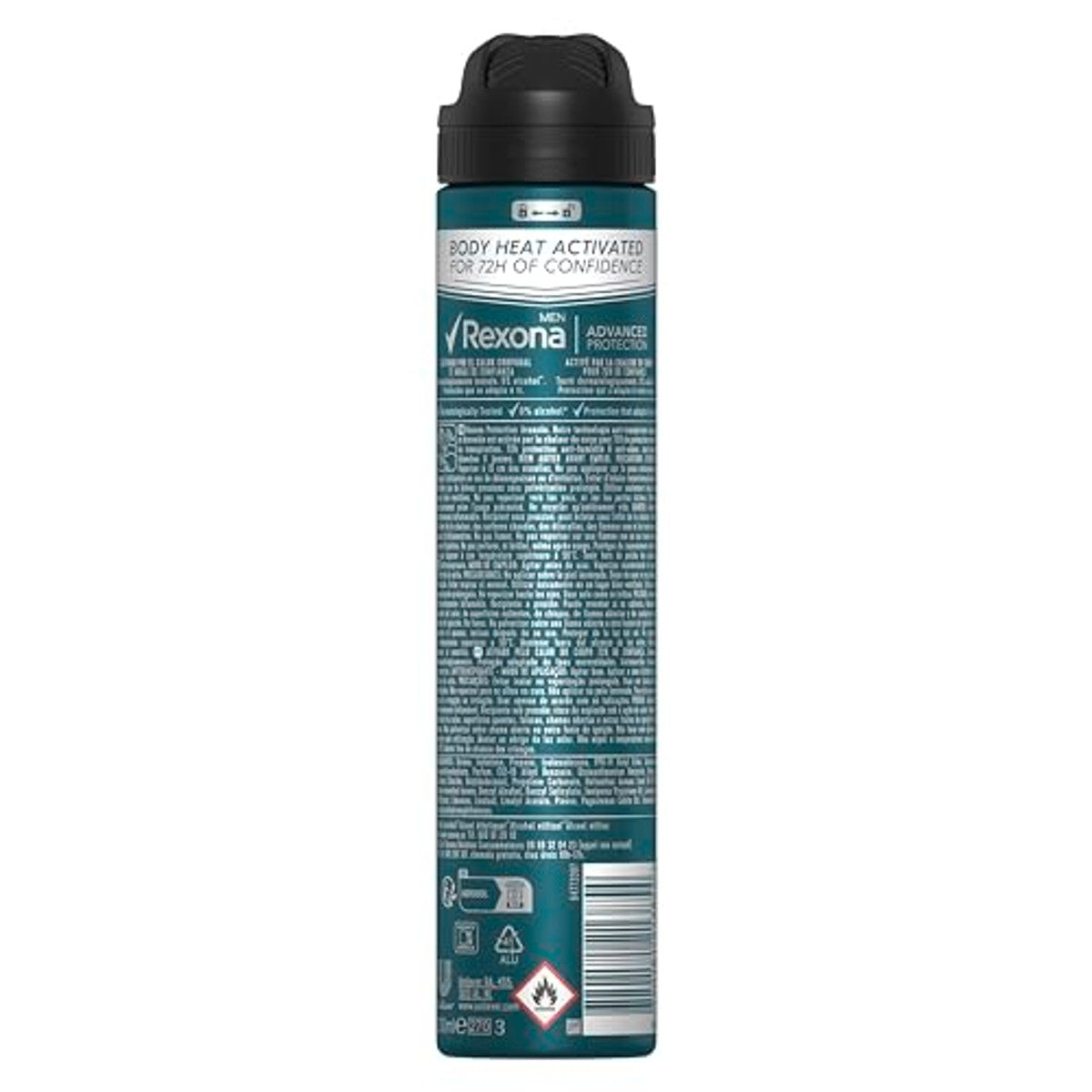 Rexona Invisible Black & White Deosol-spray 200 ml, 6 stuks – Rexona