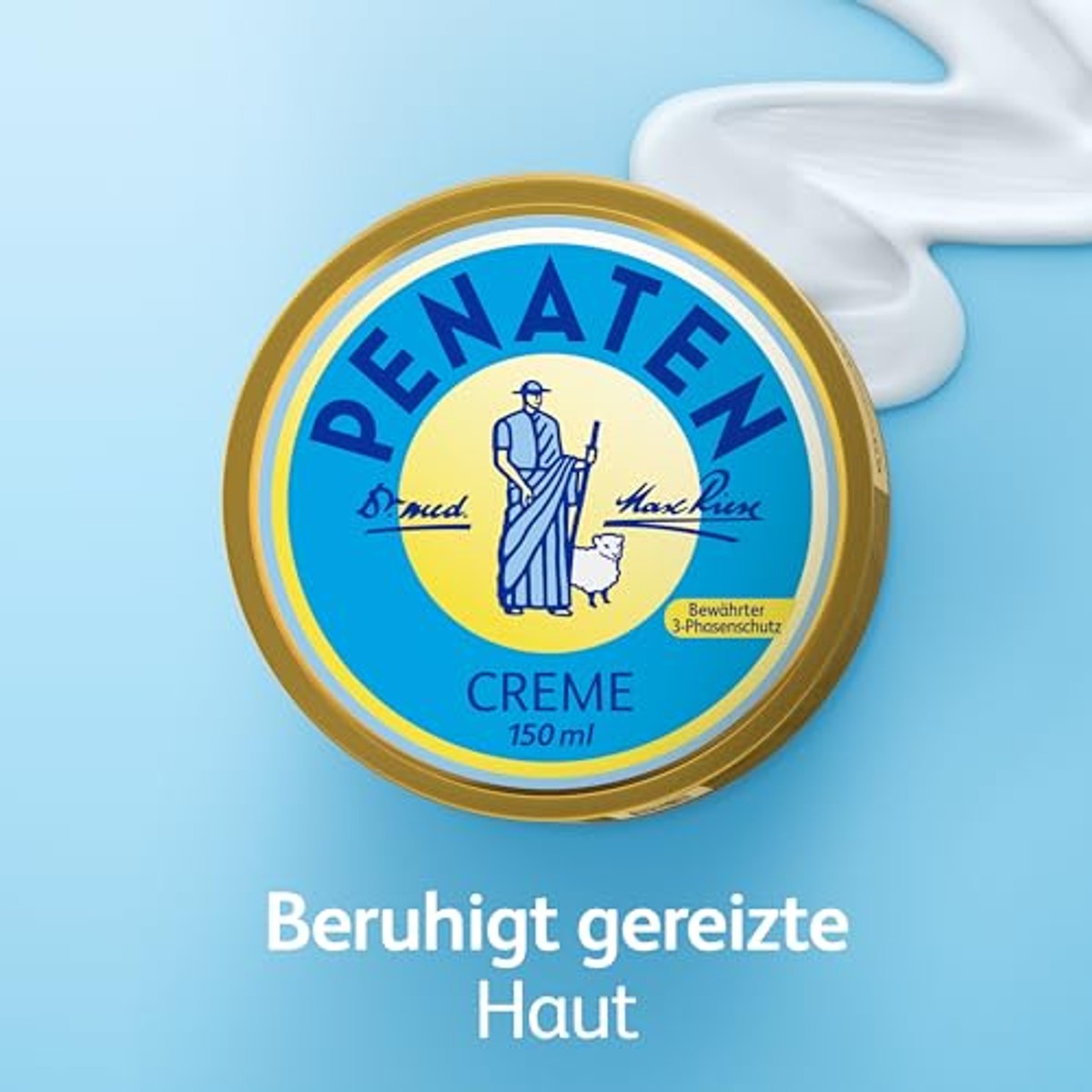 Penaten Crème Baby Wondbeschermingscrème 3 x 150 ml - Voordeelverpakking