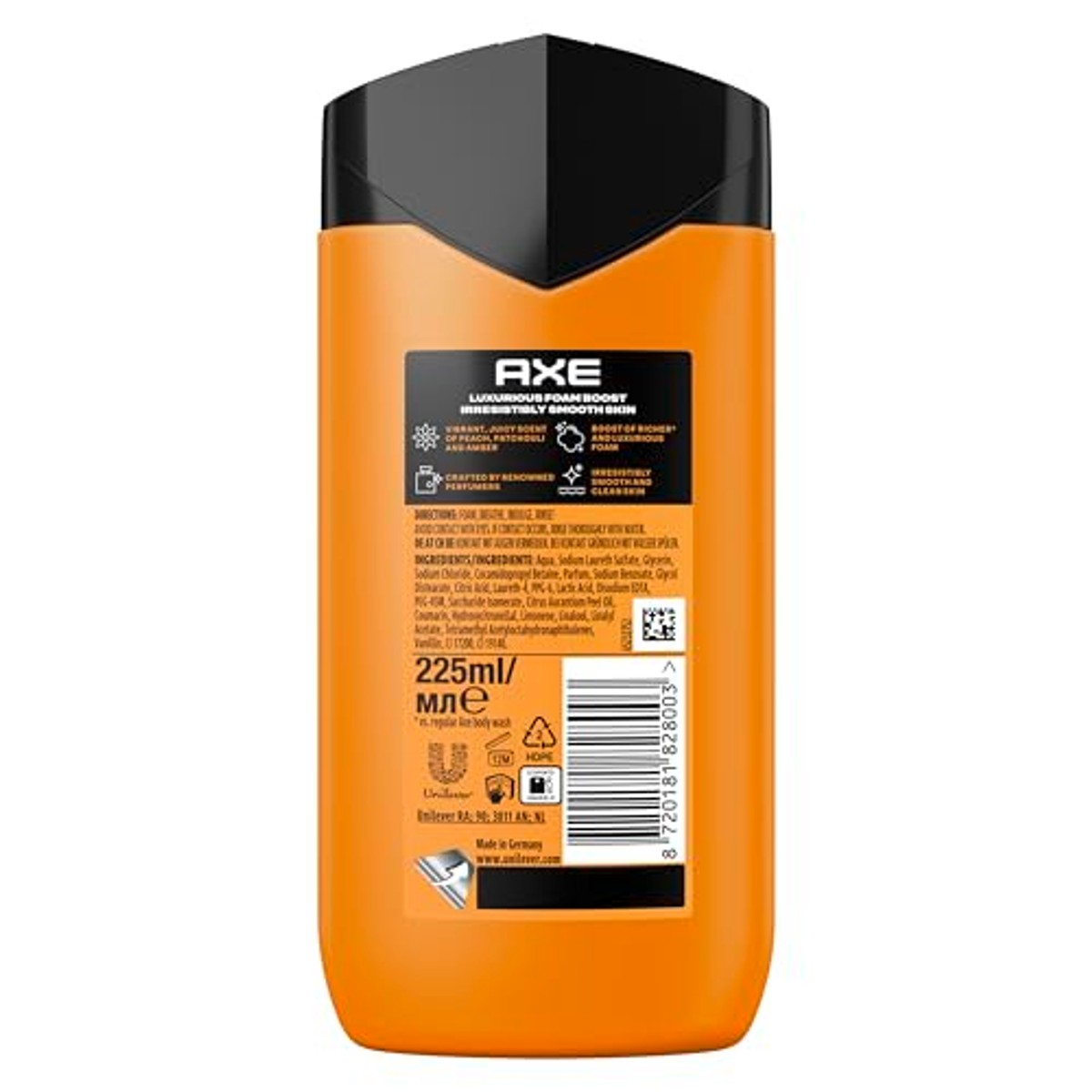 Axe Fine Fragrance Douchegel Peach Infusion 225 ml (verpakking van 2) – Axe