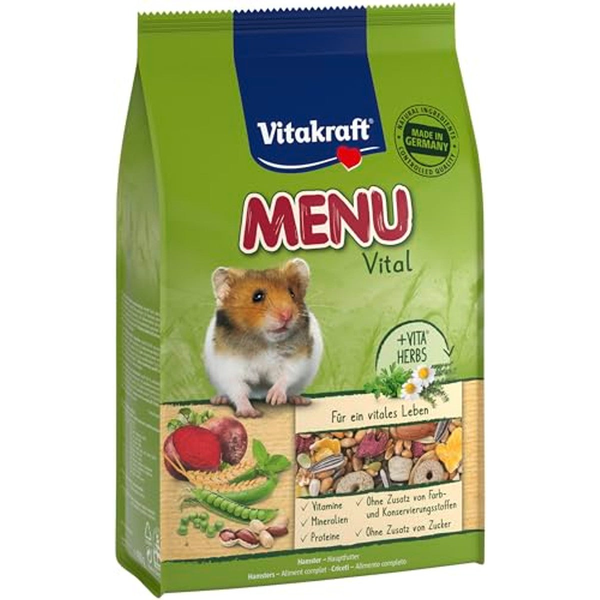 Vitakraft Menu Vital hamstervoer 6 x 400 g - 6-pack – foto 4