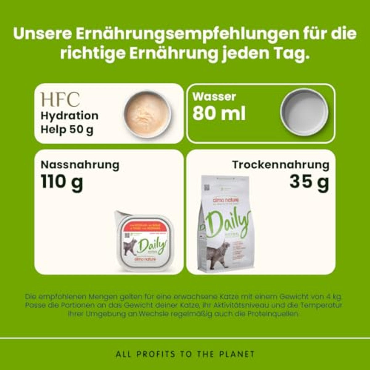 Almo Nature Daily Natvoer Volwassen Katten Kalf 32 x 100 g - 6-pack