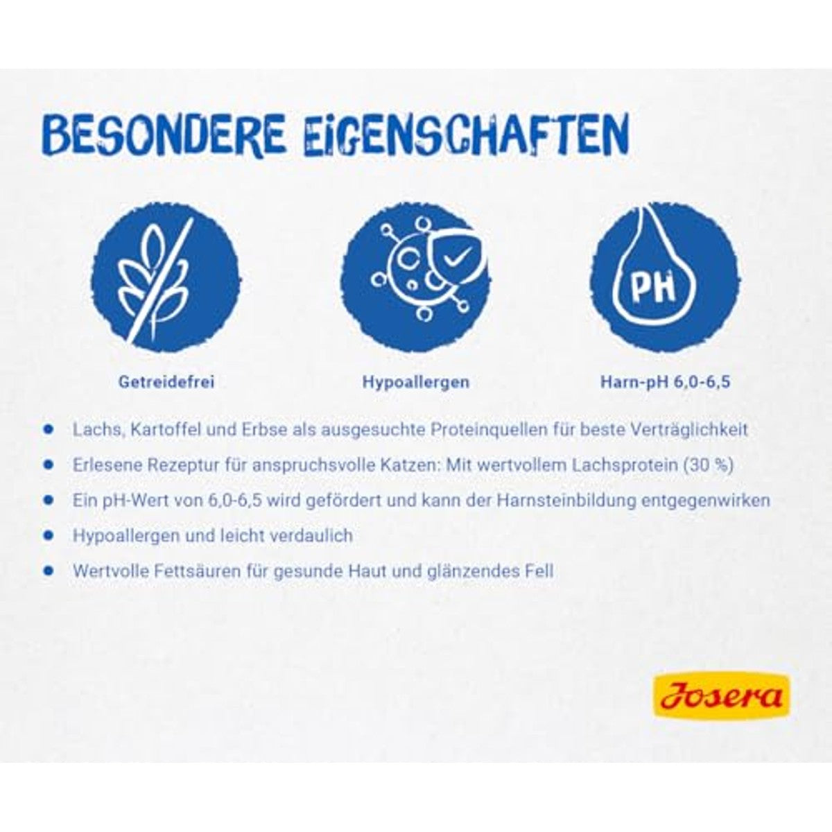 josera marinesse Kattenvoer, 2 kg | Premium droogvoer voor volwassen katten met allergieën, aardappelen en erwten als andere eiwitbronnen, graanvrij – Josera