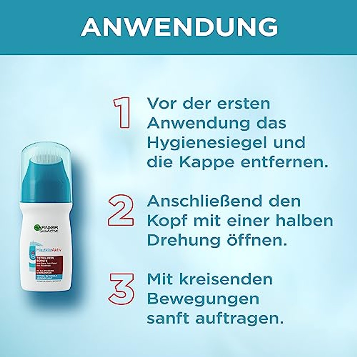 Garnier Hautklar Actieve Diepe Zuivere Borstel 3 x 150 ml - Voordeelverpakking