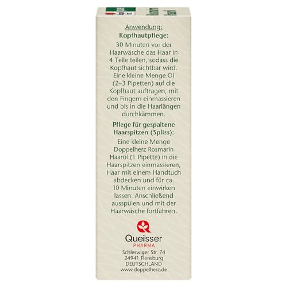 Doppelherz Pure Rozemarijn Haarolie 50 ml - 3-pack