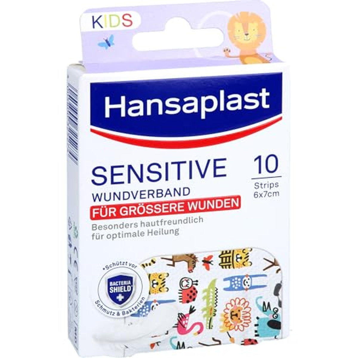 Hansaplast Sensitive Kids wondverband 6 x 7 cm 10 pleisters – Elastoplast