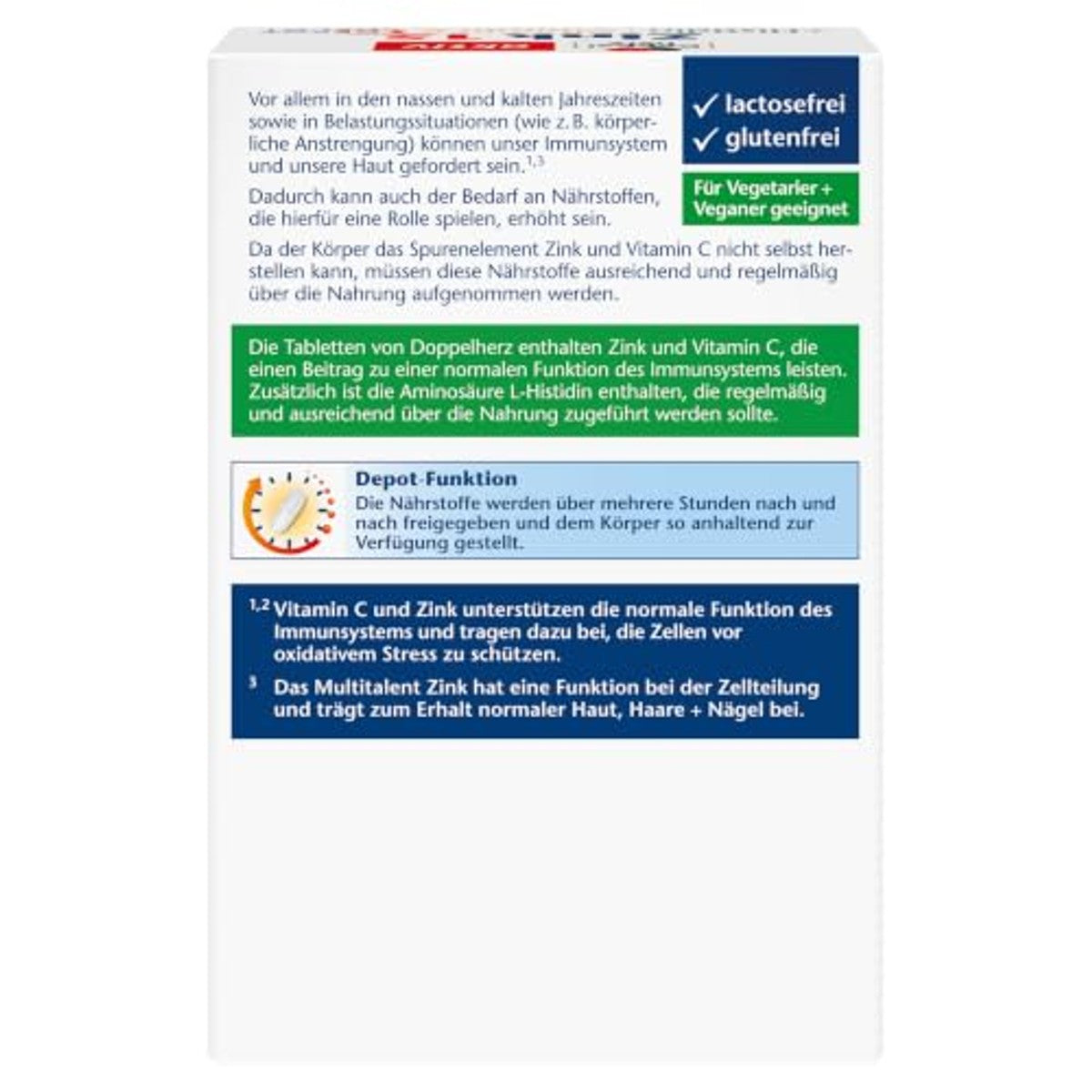 Doppelherz Zink 15 + histidine + vitamine C – Doppelherz