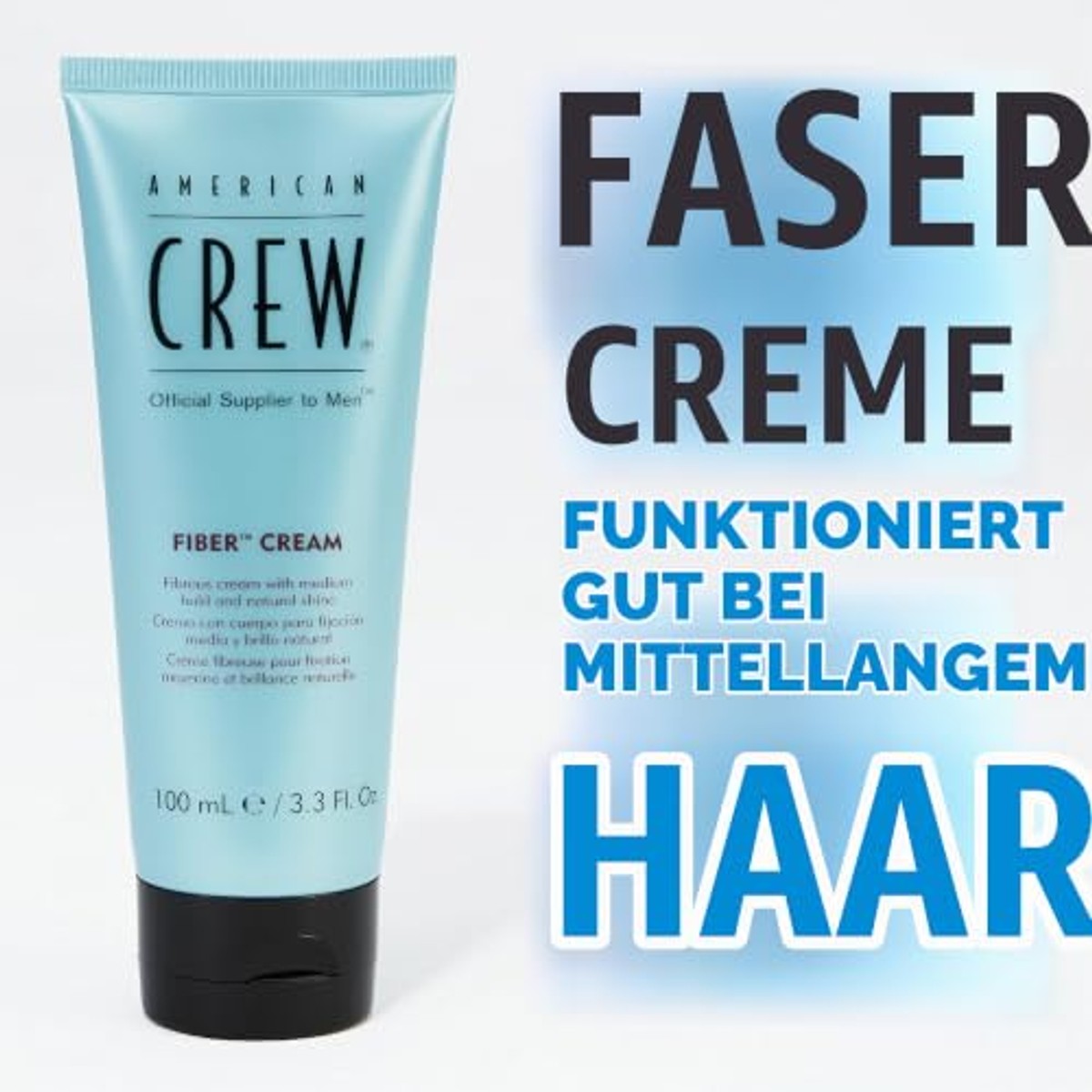 American Crew Fiber Cream Stylingcrème 100 ml (Verpakking van 2) - 6-pack