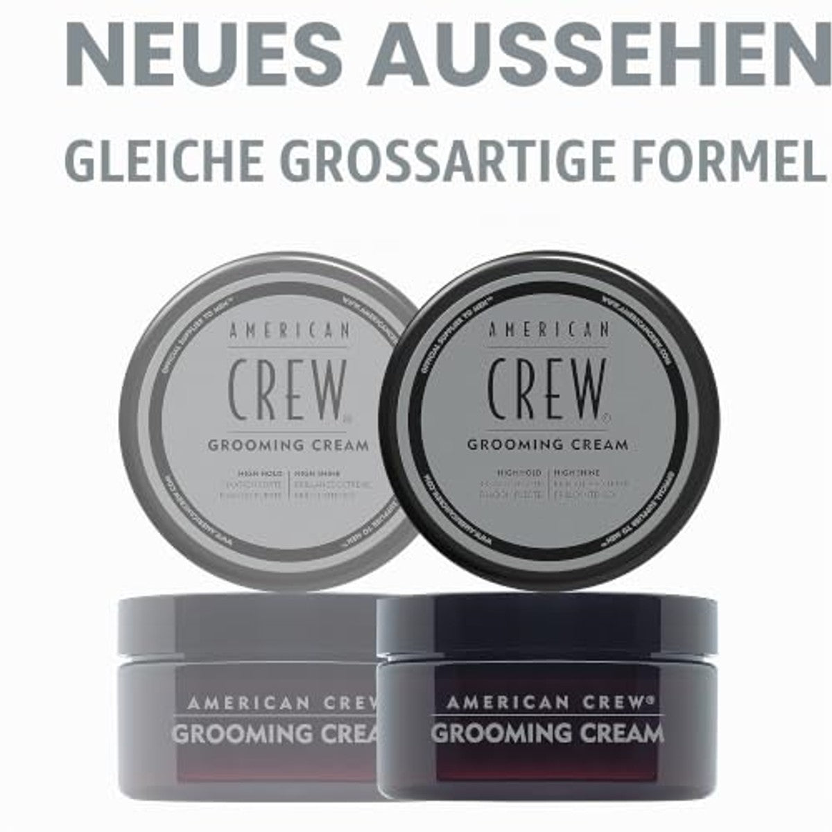American Crew Grooming Cream Stylingcrème 85 g (Verpakking van 2) - 3-pack