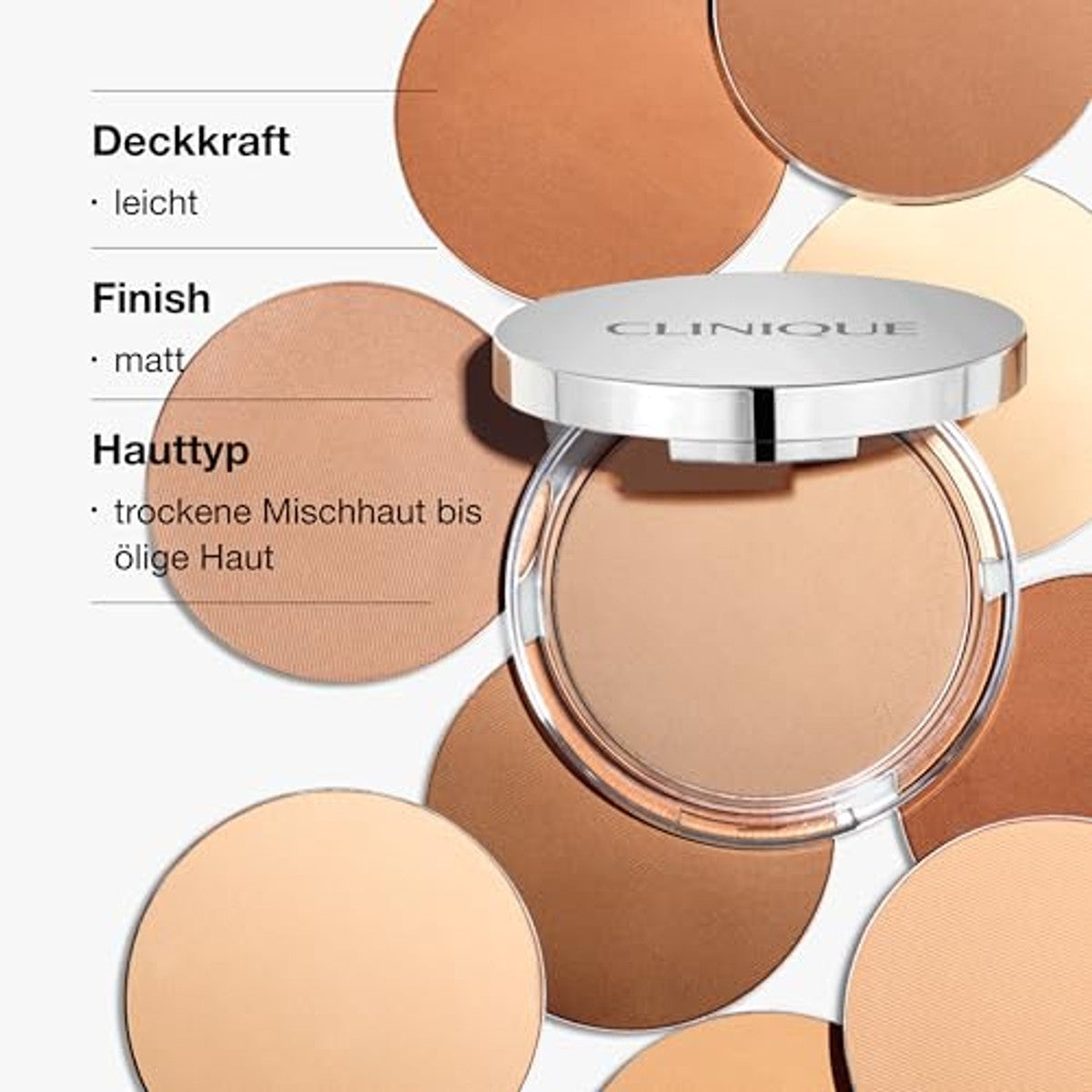 Clinique Stay-Matte Sheer Pressed Powder - 3 stuks
