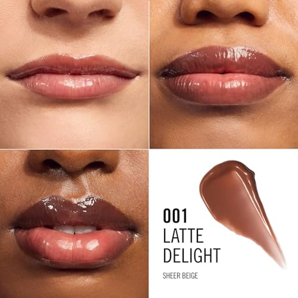 Rimmel London Oh My Gloss Butter Me Up Latte Delight 001 15 ml - 6 stuks