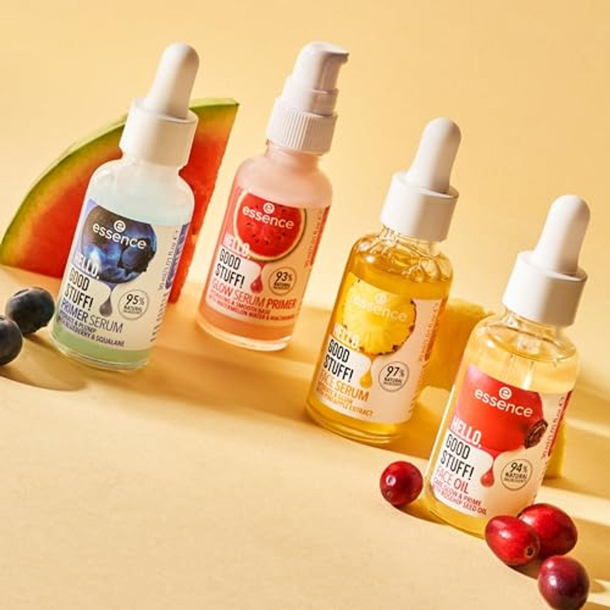 essence Hello Good Stuff Glow Serum Primer gezichtsserum transparant - 6-pack