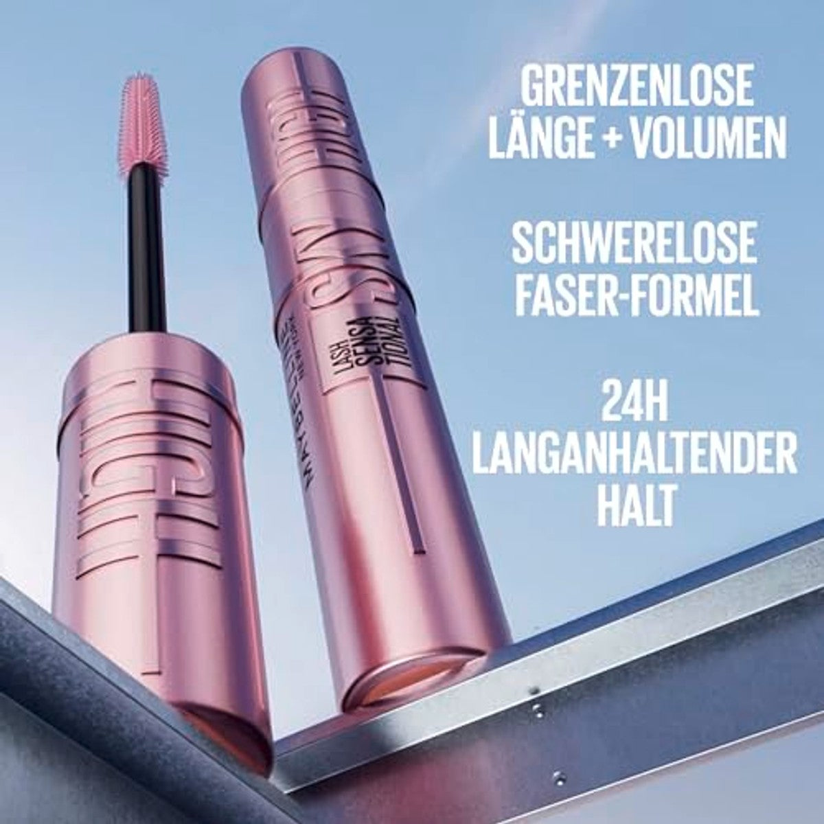 MAYBELLINE Lash Sensational Sky High Cosmic Mascara Zwart 7,2 ml - 3 stuks