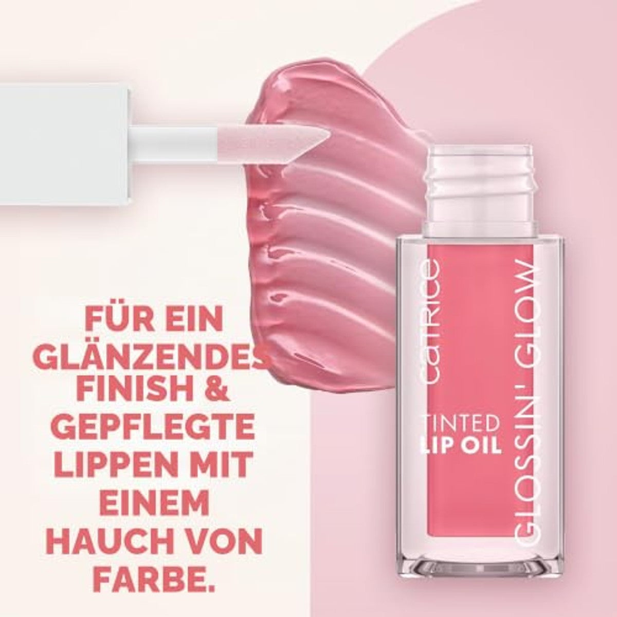 Catrice Glossin' Glow Tinted Lip Oil, Lipgloss, nr. 070, rood, verzorgend, kleureffect, met oliën, natuurlijk, veganistisch, zonder conserveringsmiddelen, zonder parabenen, zonder – Catrice Cosmetics