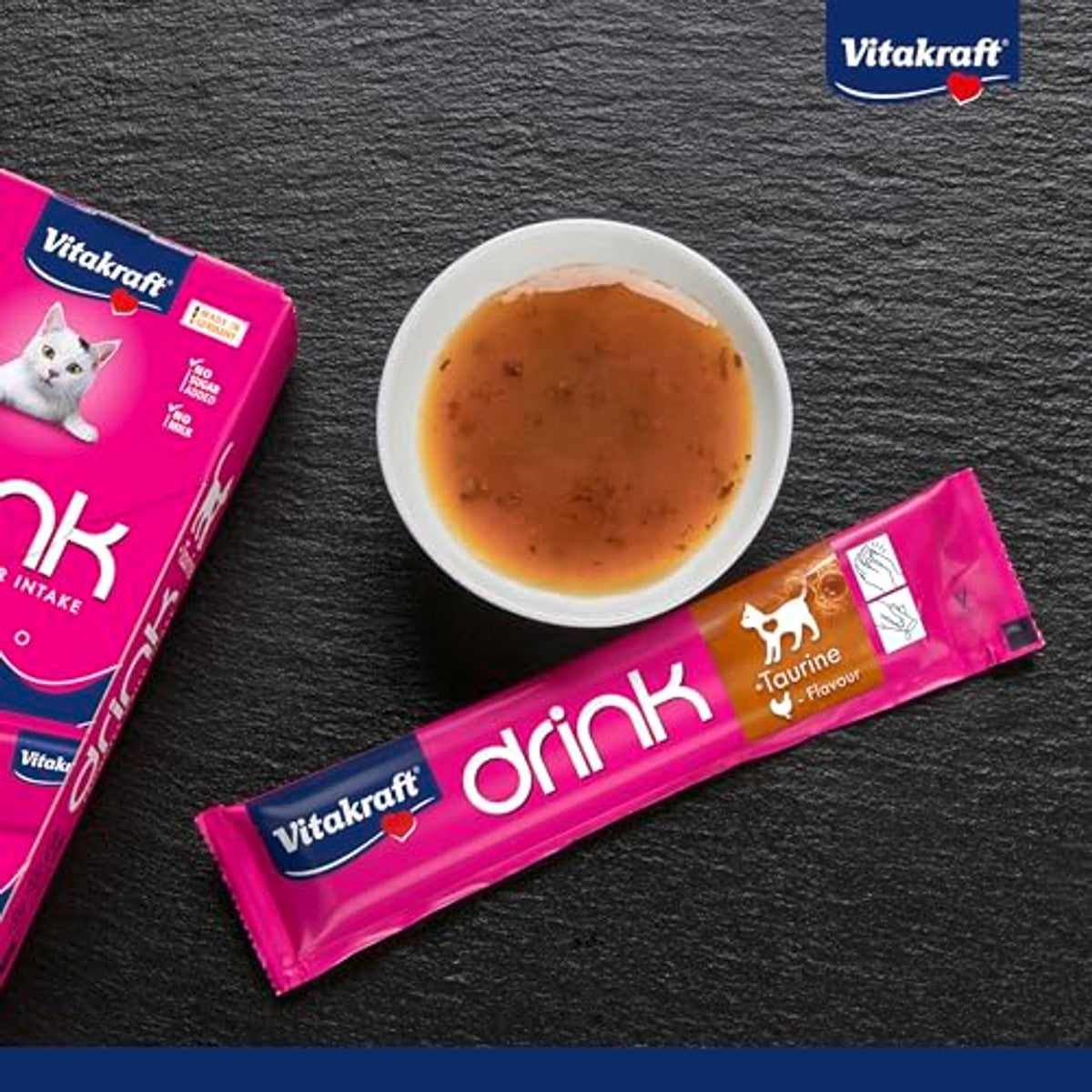 Vitakraft Drink kattensnack kip 5 x 30 g - 3-pack