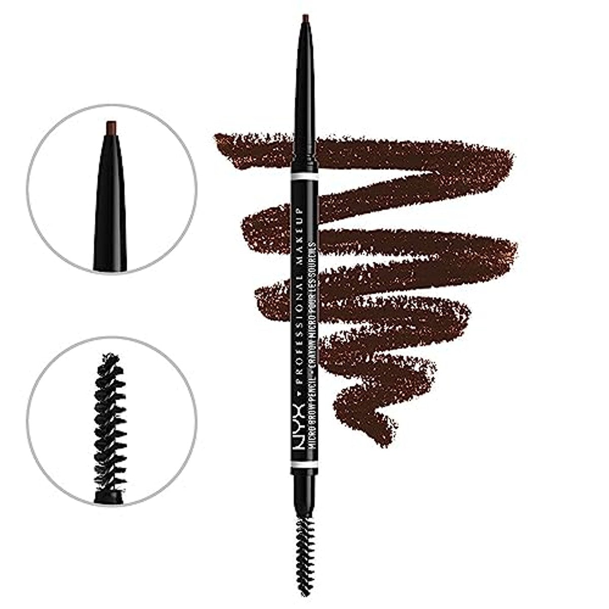 NYX PROFESSIONAL MAKEUP Micro Brow Pencil 2 x 07 espresso - 6 stuks