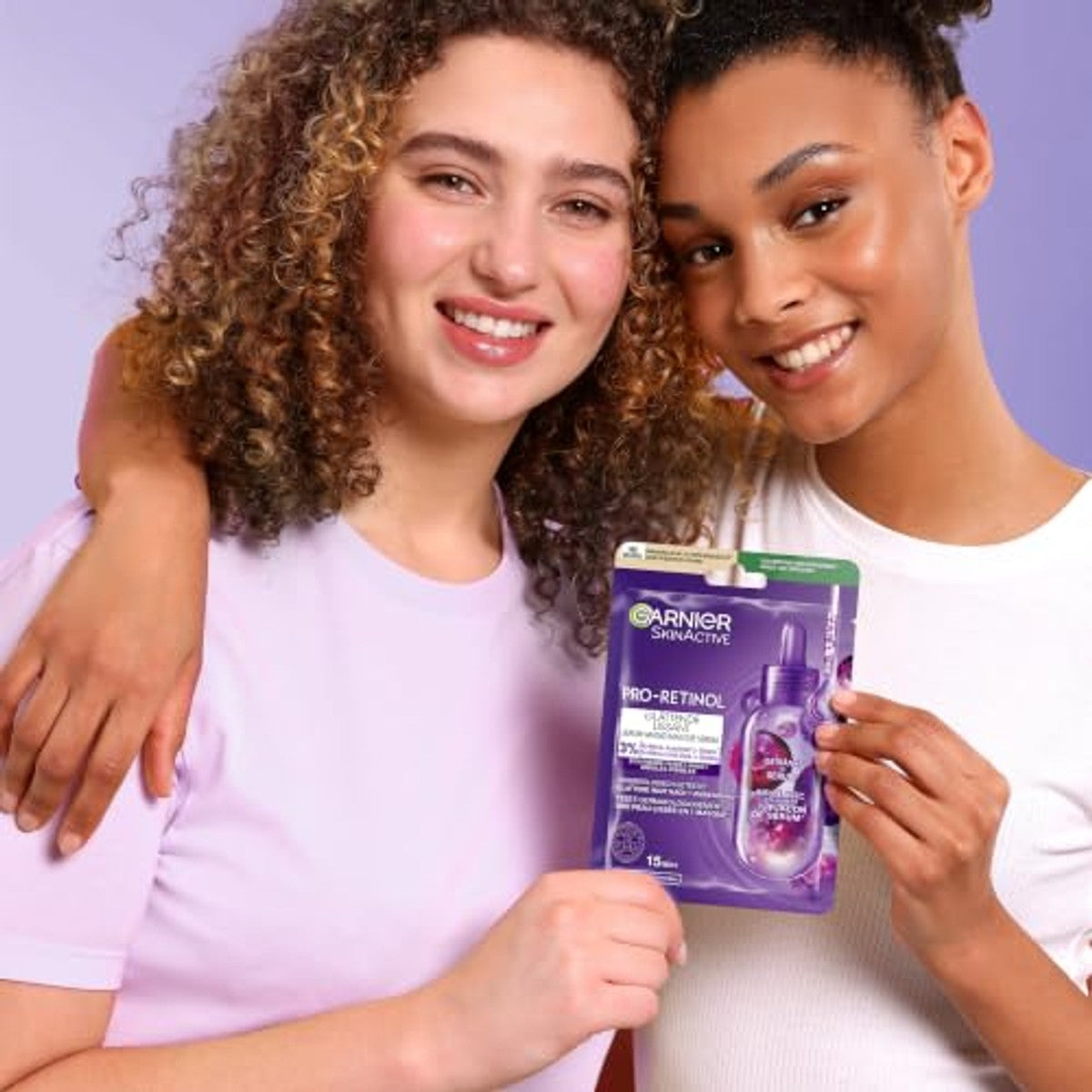 Garnier SkinActive Pro-retinol gladmakend serummasker - 3-pack