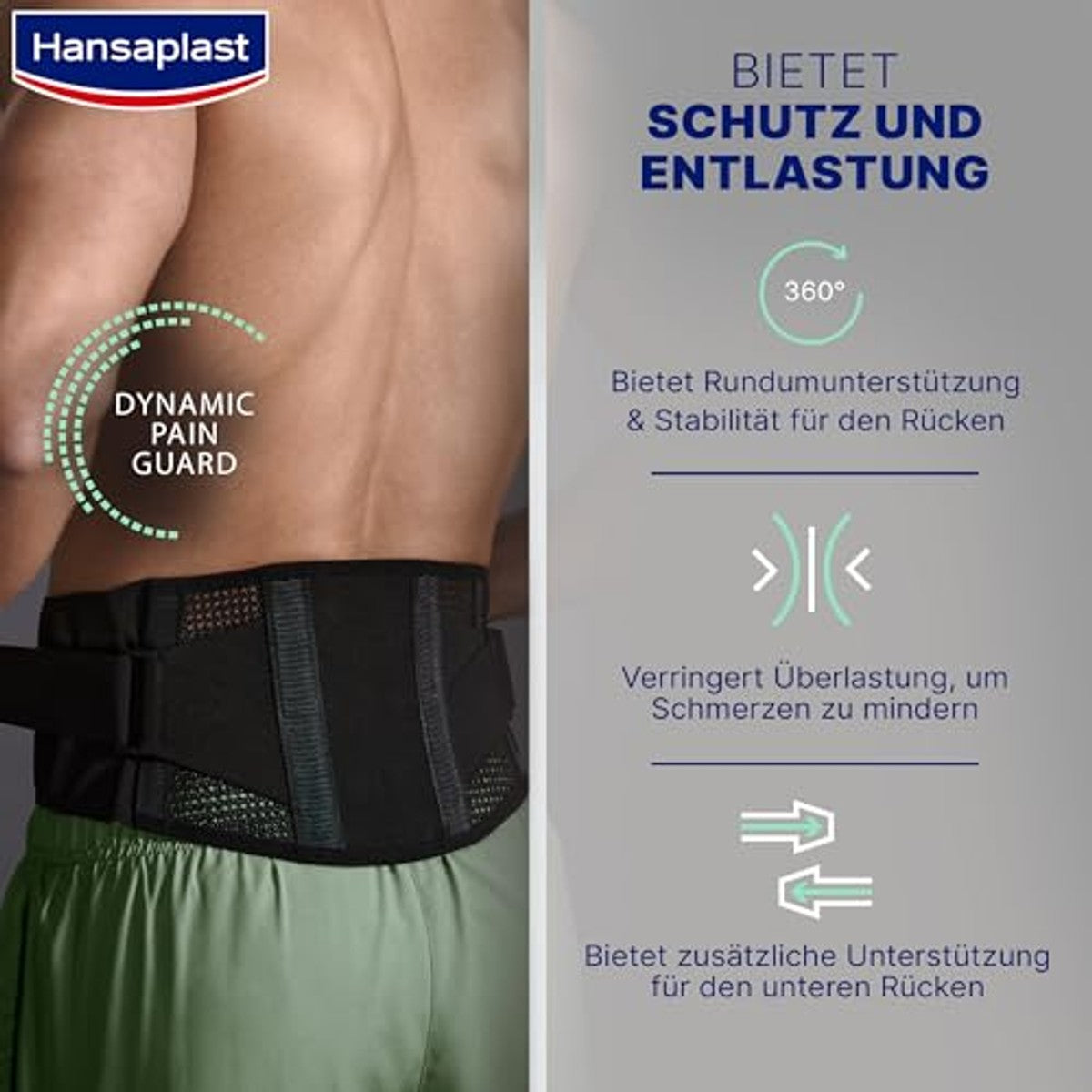 Hansaplast Beschermende rugbandage 3 x 1 stuk - Voordeelverpakking