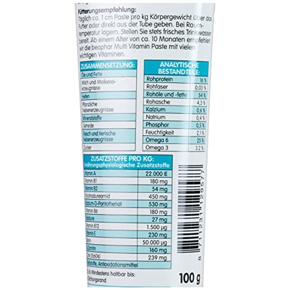 Beaphar Junior Paste hondensnack voor puppy's, 100 g - 3-pack – foto 4